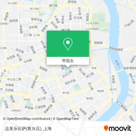达美乐比萨(黄兴店)地图