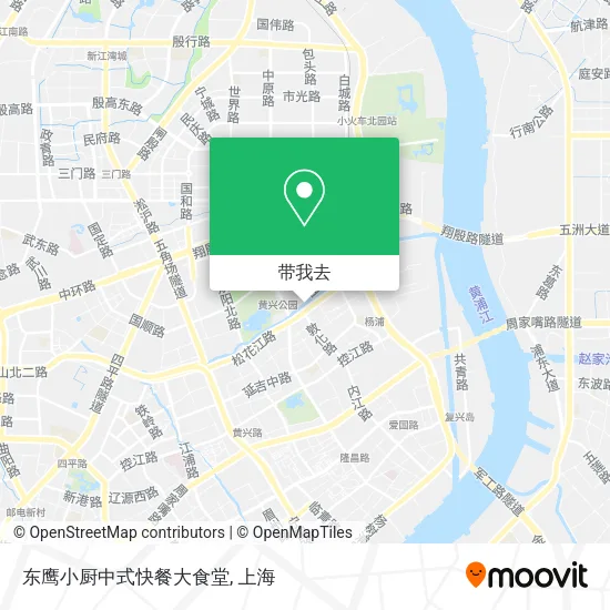 东鹰小厨中式快餐大食堂地图