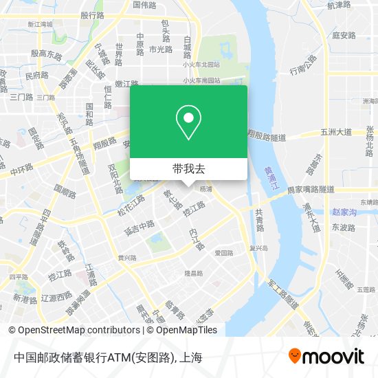 中国邮政储蓄银行ATM(安图路)地图