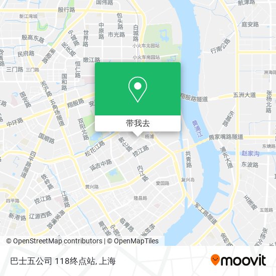 巴士五公司 118终点站地图