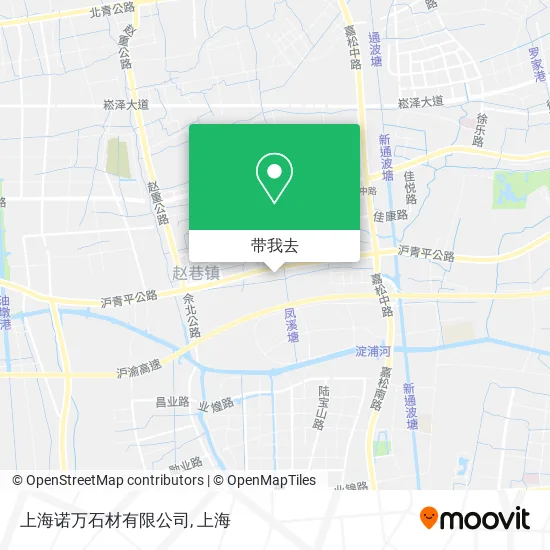 上海诺万石材有限公司地图