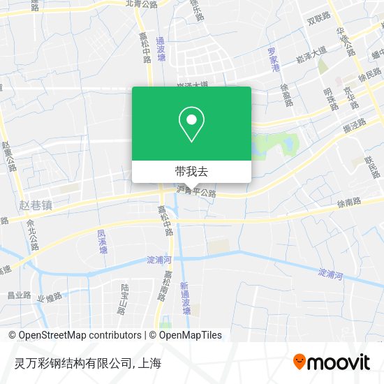 灵万彩钢结构有限公司地图