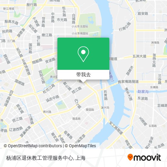 杨浦区退休教工管理服务中心地图