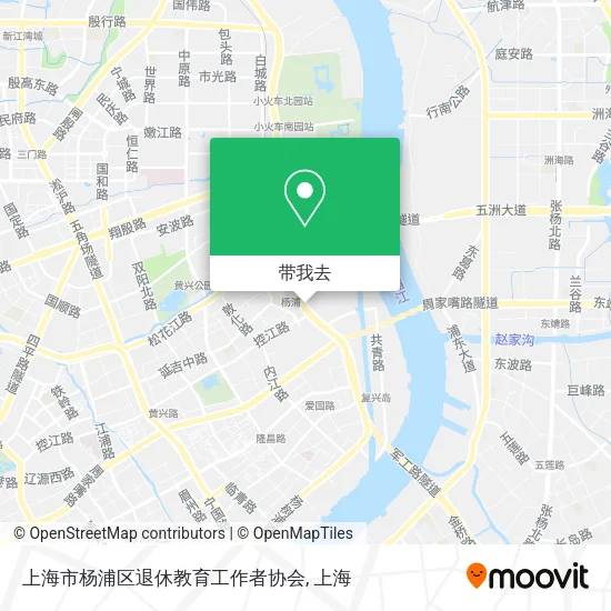上海市杨浦区退休教育工作者协会地图