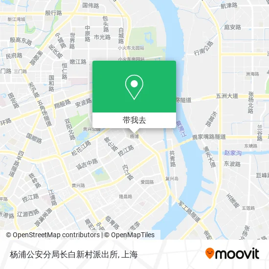 杨浦公安分局长白新村派出所地图