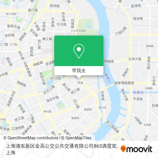 上海浦东新区金高公交公共交通有限公司863调度室地图