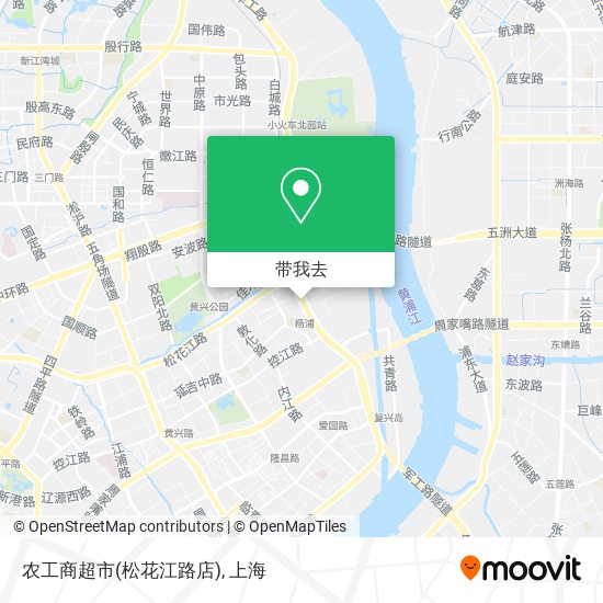 农工商超市(松花江路店)地图