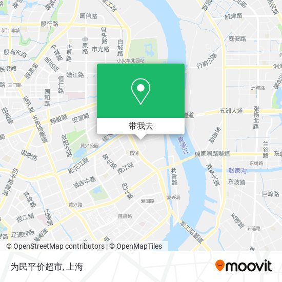 为民平价超市地图