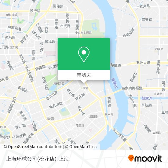 上海环球公司(松花店)地图