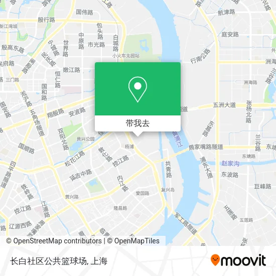 长白社区公共篮球场地图