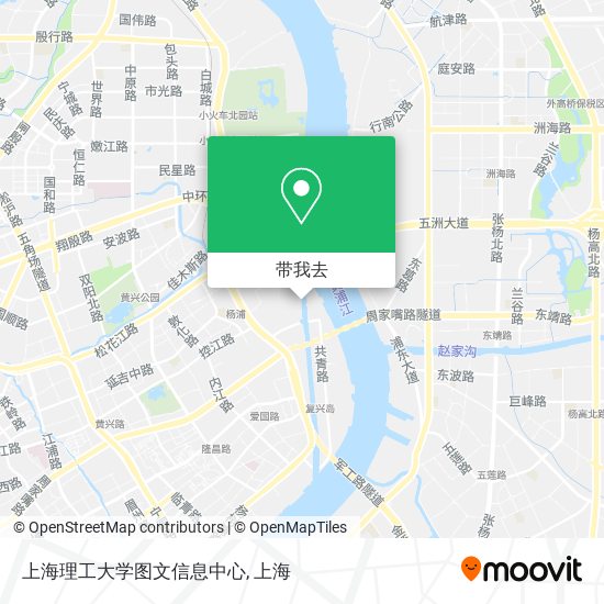 上海理工大学图文信息中心地图