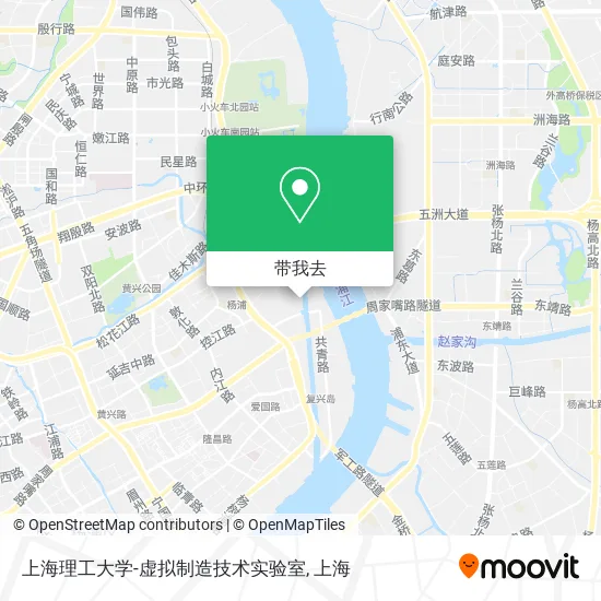 上海理工大学-虚拟制造技术实验室地图