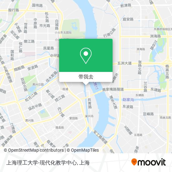 上海理工大学-现代化教学中心地图