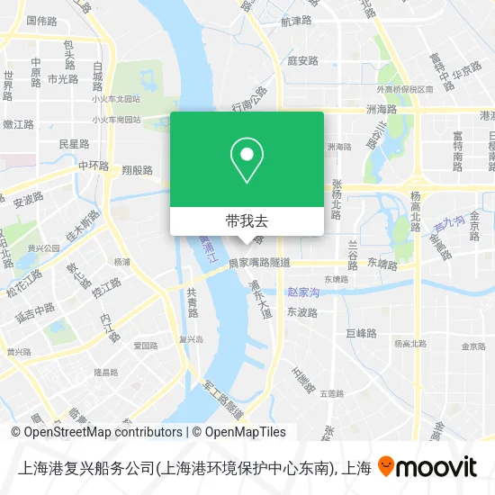 上海港复兴船务公司(上海港环境保护中心东南)地图