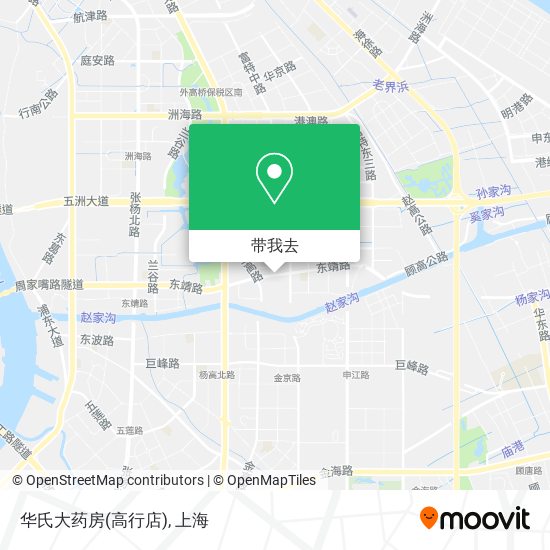 华氏大药房(高行店)地图