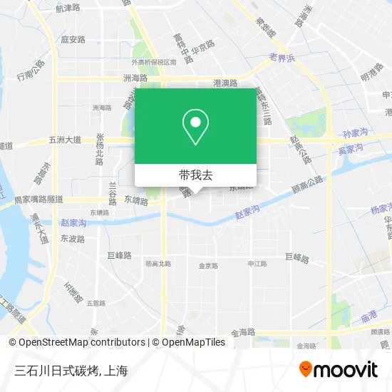 三石川日式碳烤地图