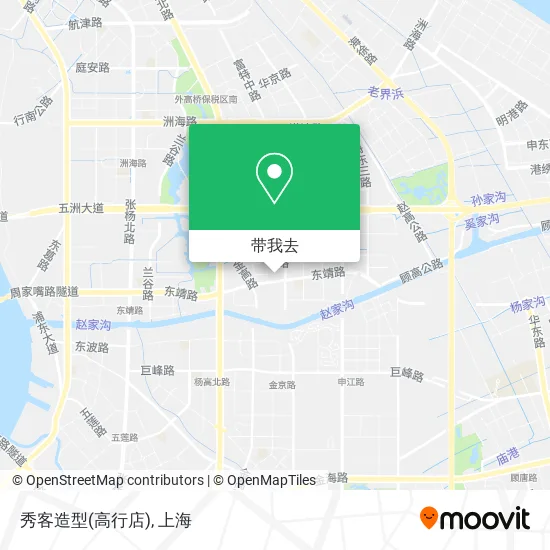 秀客造型(高行店)地图