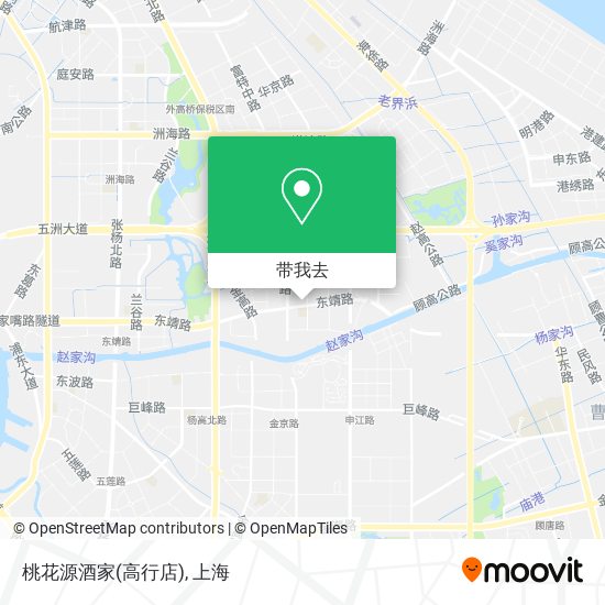 桃花源酒家(高行店)地图