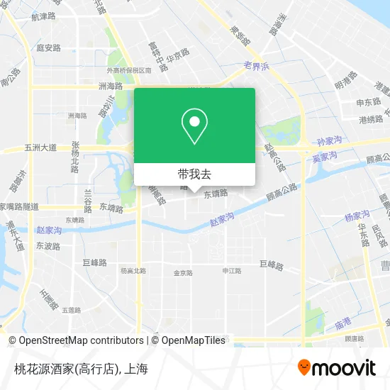 桃花源酒家(高行店)地图