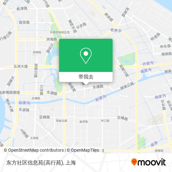 东方社区信息苑(高行苑)地图