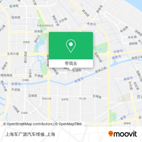 上海车广源汽车维修地图