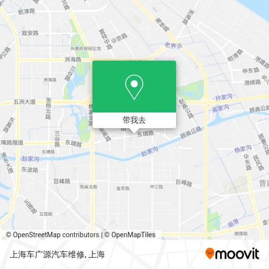 上海车广源汽车维修地图
