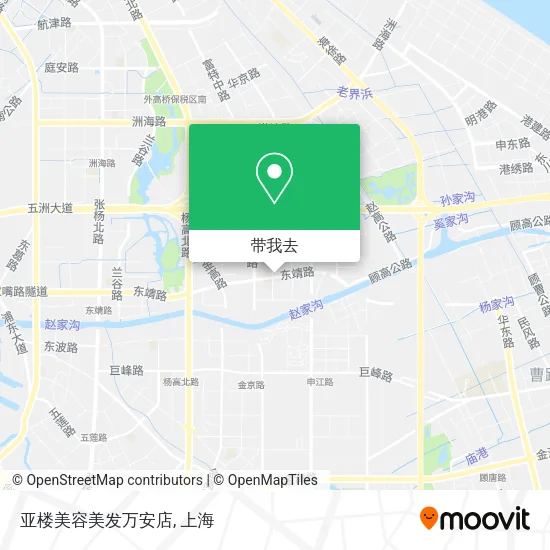 亚楼美容美发万安店地图