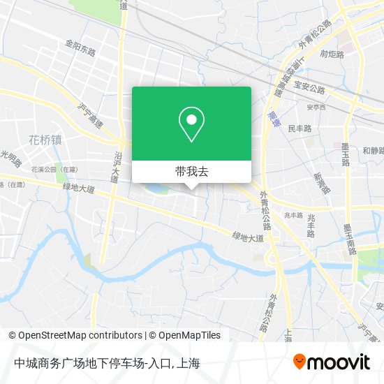 中城商务广场地下停车场-入口地图