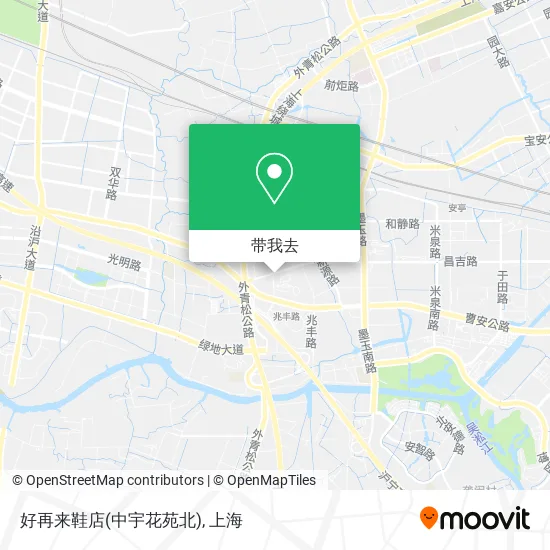 好再来鞋店(中宇花苑北)地图