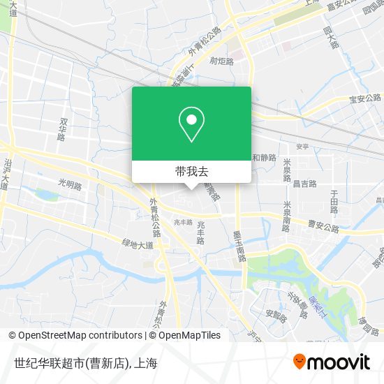 世纪华联超市(曹新店)地图