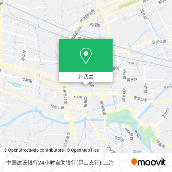 中国建设银行24小时自助银行(昆山支行)地图
