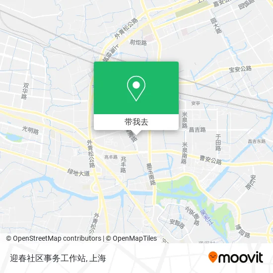 迎春社区事务工作站地图