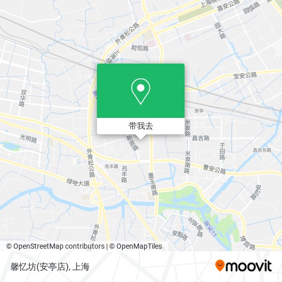 馨忆坊(安亭店)地图