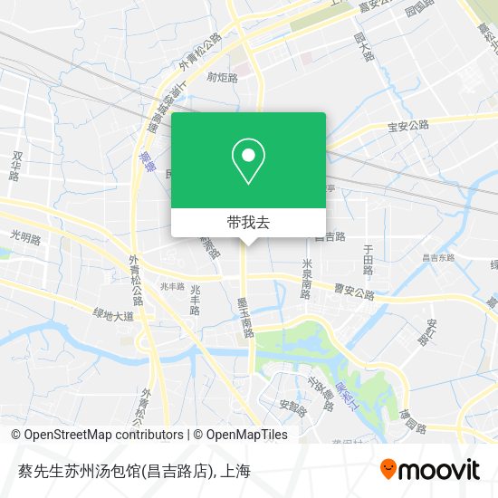 蔡先生苏州汤包馆(昌吉路店)地图