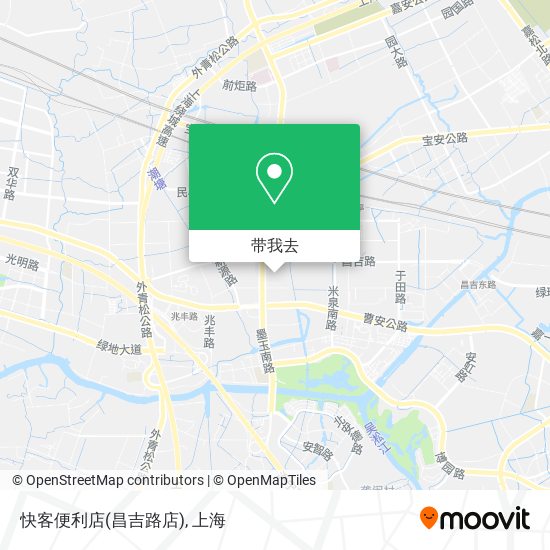 快客便利店(昌吉路店)地图