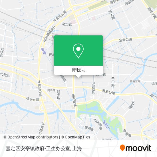 嘉定区安亭镇政府-卫生办公室地图