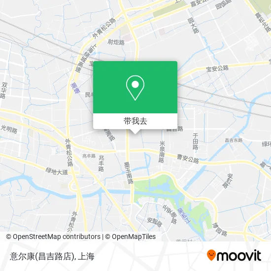 意尔康(昌吉路店)地图