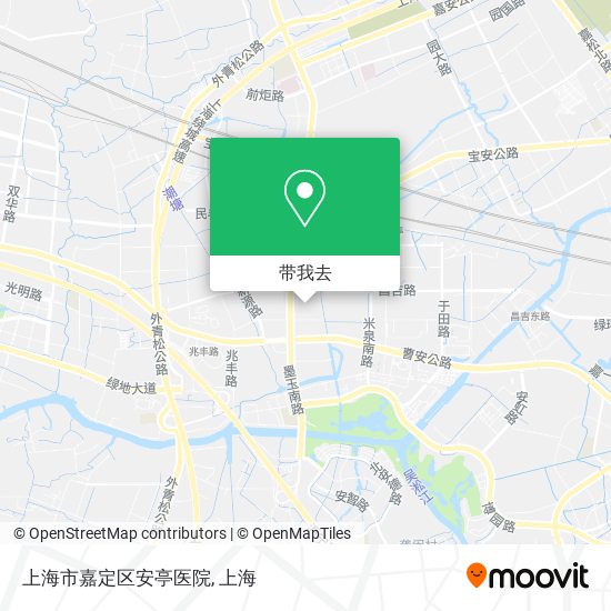 上海市嘉定区安亭医院地图