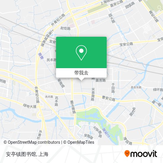 安亭镇图书馆地图