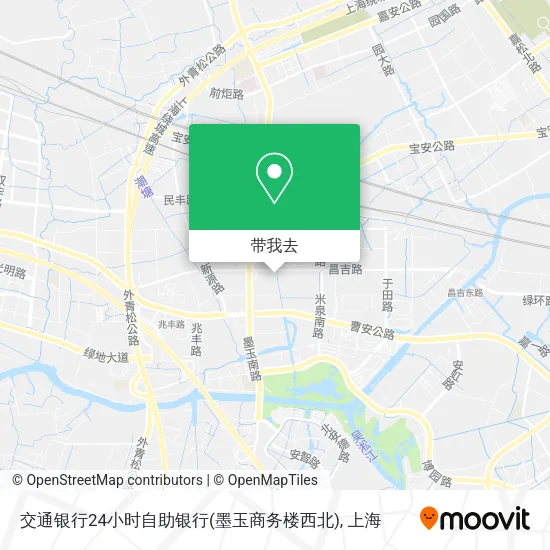 交通银行24小时自助银行(墨玉商务楼西北)地图