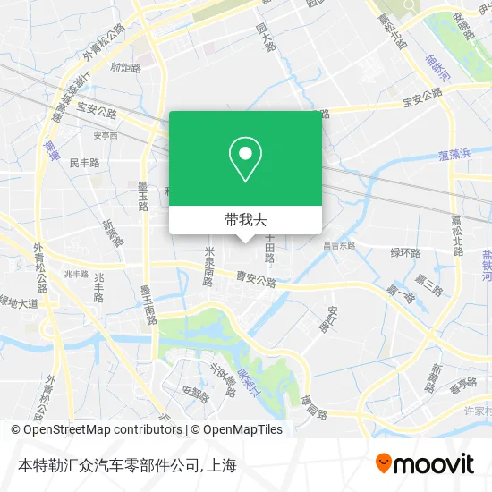 本特勒汇众汽车零部件公司地图