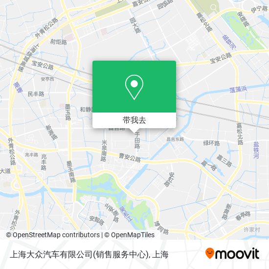 上海大众汽车有限公司(销售服务中心)地图