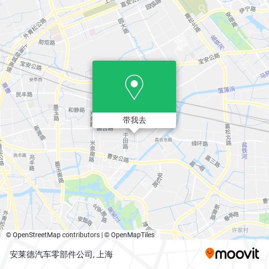 安莱德汽车零部件公司地图