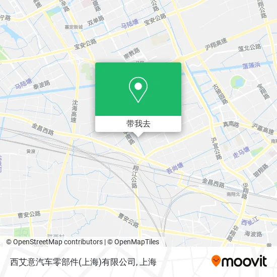 西艾意汽车零部件(上海)有限公司地图