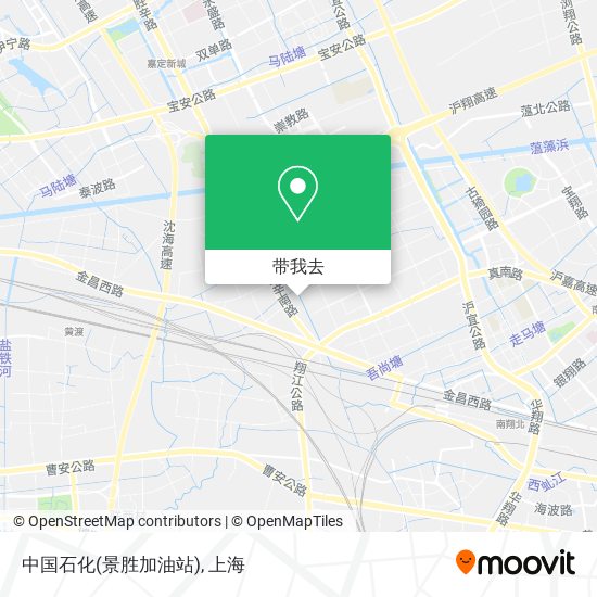 中国石化(景胜加油站)地图
