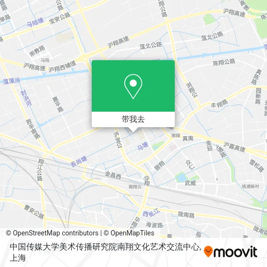 中国传媒大学美术传播研究院南翔文化艺术交流中心地图