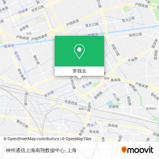 神州通信上海南翔数据中心地图