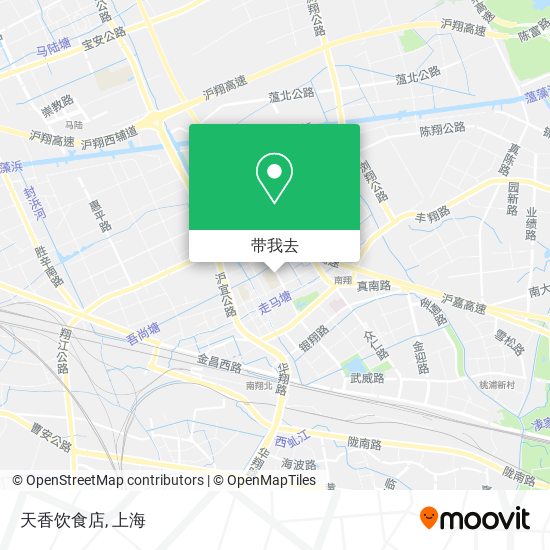 天香饮食店地图