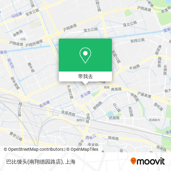 巴比馒头(南翔德园路店)地图