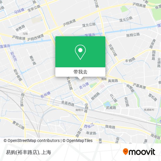 易购(裕丰路店)地图